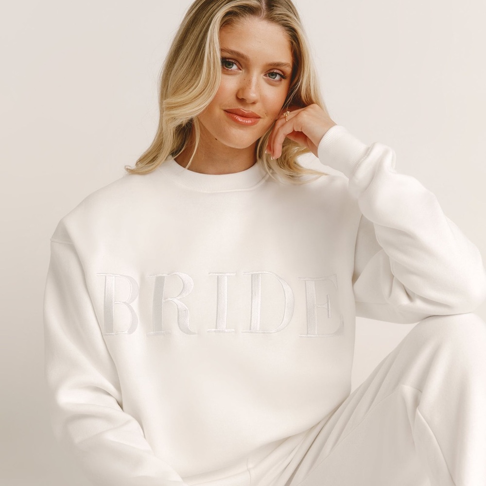 Six Stories White 'Bride' Sweatshirt
